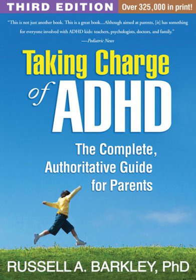 <a href="http://www.amazon.com/dp/1462507891/?tag=timecom-20" target="_blank"><em><strong>Taking Charge of ADHD: The Complete Authoritative Guide for Parents</strong></em></a><strong>, Russell A. Barkley, PhD  </strong>
A resource and how to book for parents, clinicians, and teachers. Suggests a mixture of organizational techniques, medication, behavior modification and even some devices might be the best way to work with ADHD child.
